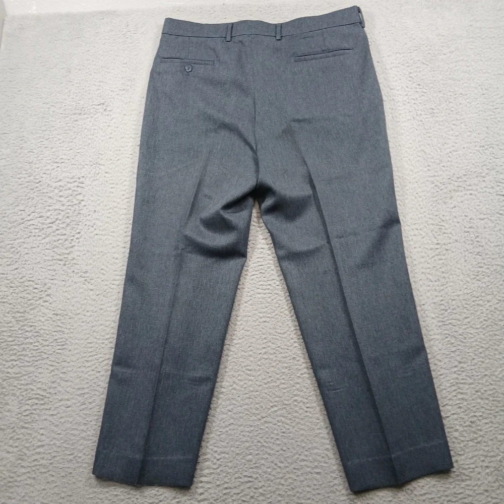 Vintage‎ Levi's Action Slacks Mens 36x30 Gray 100% Polyester Made in USA EUC